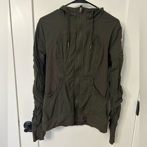 lululemon Reversible Dance Studio Jacket in Olive